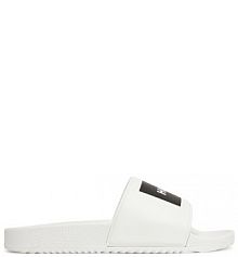 Klapki HUGO białe damskie 