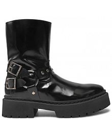 Botki Steve Madden czarne damskie 