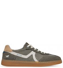 Sneakersy Mustang szare męskie 