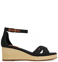 Espadryle Tommy Hilfiger czarne damskie 