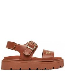 Sandały Tommy Hilfiger brązowe dziecięce 