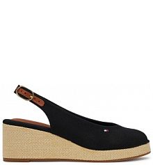 Espadryle Tommy Hilfiger czarne damskie 