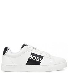 Sneakersy BOSS białe dziecięce 