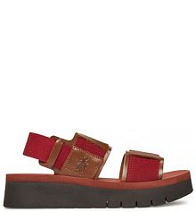 Sandały Fly London bordowy damskie 