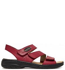 Sandały Rieker czerwone damskie 
