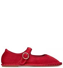 Baleriny JENNY czerwone damskie 