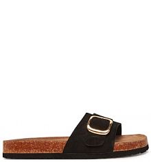 Klapki s.Oliver czarne damskie 