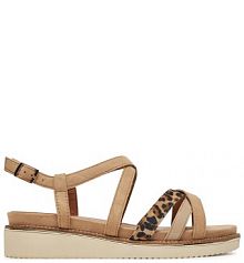 Sandały na koturnie Tamaris beżowe 