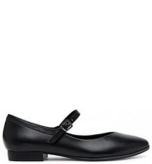 Baleriny Marco Tozzi czarne damskie 