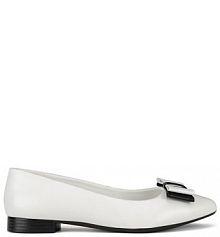 Baleriny Lasocki białe damskie 