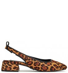 Sandały na słupku Steve Madden brązowe 