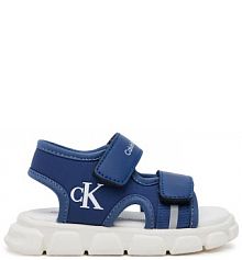 Sandały Calvin Klein Jeans niebieskie dziecięce 