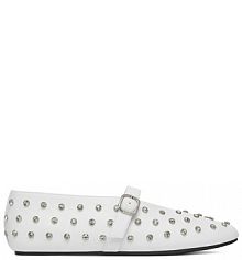 Baleriny Badura białe damskie 