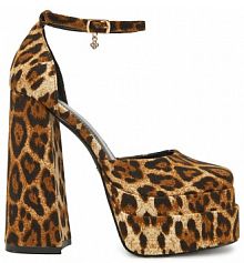 Półbuty na obcasie DeeZee kolorowy damskie 