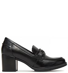 Półbuty na obcasie Lasocki czarne damskie 