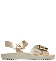 Sandały Naturino złote dziecięce 