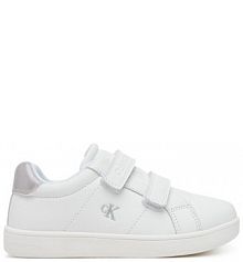 Sneakersy Calvin Klein Jeans białe dziecięce 