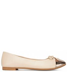 Baleriny JENNY beżowe damskie 