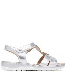 Sandały Caprice srebrne damskie 