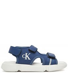 Sandały Calvin Klein Jeans niebieskie dziecięce 