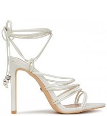 Sandały na szpilce DeeZee białe 