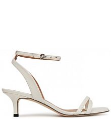 Sandały na szpilce BOSS białe 