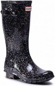 Kalosze Hunter czarne dziecięce 