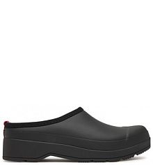 Klapki Hunter czarne damskie 