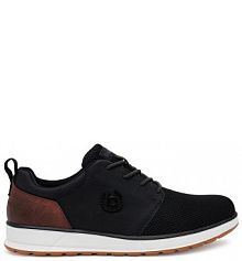 Półbuty Bugatti czarne męskie 