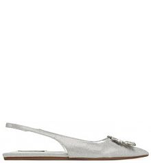 Sandały Steve Madden srebrne damskie 