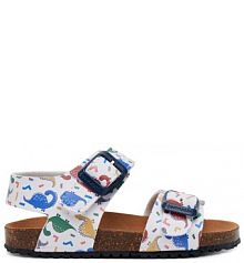 Sandały Garvalin białe dziecięce 