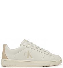 Sneakersy Calvin Klein Jeans écru dziecięce 