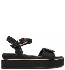 Sandały Tommy Hilfiger czarne dziecięce 