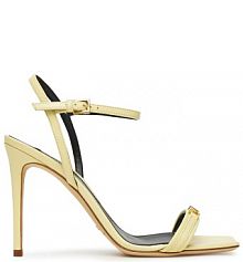 Sandały na szpilce Elisabetta Franchi żółte 