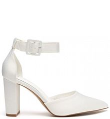 Czółenka JENNY białe 