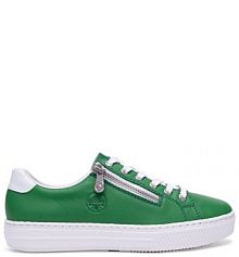 Sneakersy Rieker zielone damskie 