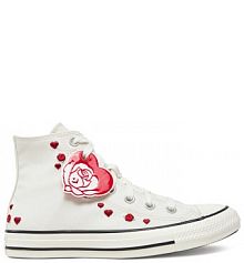 Trampki wysokie Converse białe damskie