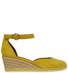 Espadryle Tamaris żółte damskie 