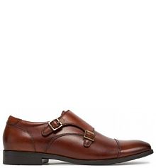 Półbuty wizytowe Aldo brązowe męskie 