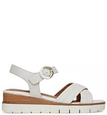 Sandały na koturnie Tamaris białe 