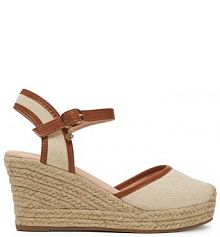 Espadryle DeeZee beżowe damskie 