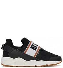 Sneakersy BOSS czarne dziecięce 