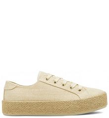Espadryle DeeZee beżowe damskie 