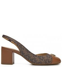 Sandały na słupku Michael Kors brązowe 