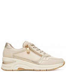 Sneakersy Rieker écru damskie 