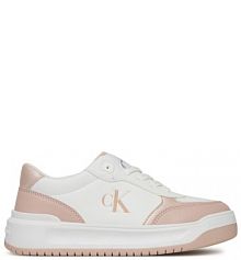 Sneakersy Calvin Klein Jeans białe dziecięce 
