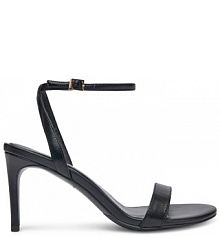 Sandały na szpilce Eva Minge czarne 