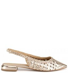 Baleriny Sergio Bardi złote damskie 