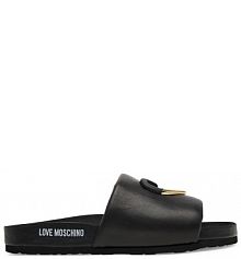 Klapki LOVE MOSCHINO czarne damskie 