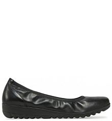 Baleriny Caprice czarne damskie 